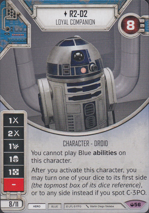 R2-D2 - Loyal Companion (SOH) Legendary Star Wars Destiny Fantasy Flight Games