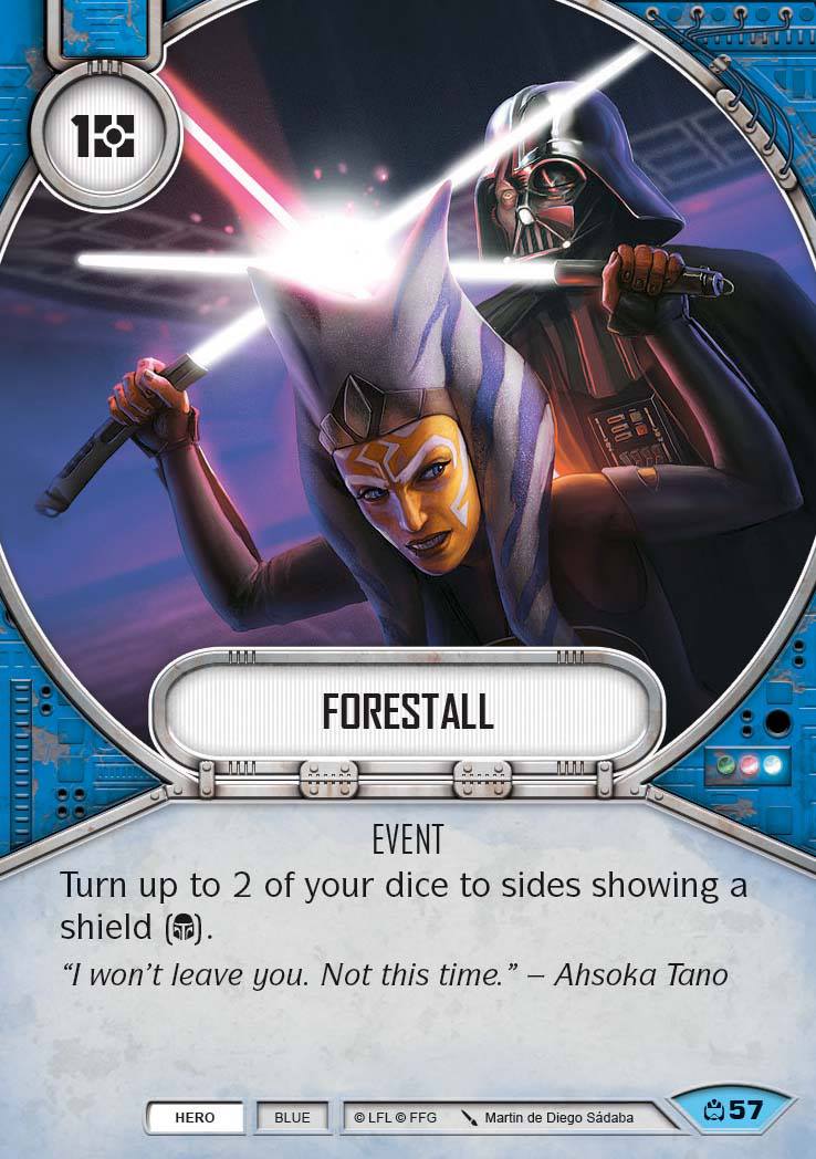 Forestall (CM) Common Star Wars Destiny Fantasy Flight Games