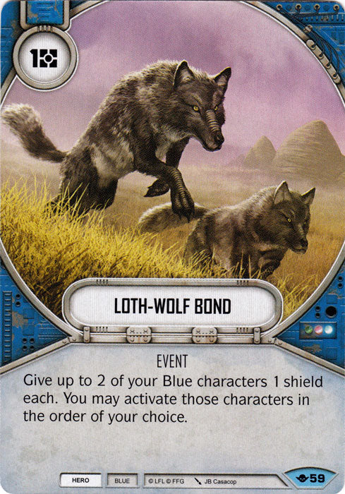Loth-Wolf Bond (WOTF) Common Star Wars Destiny Fantasy Flight Games