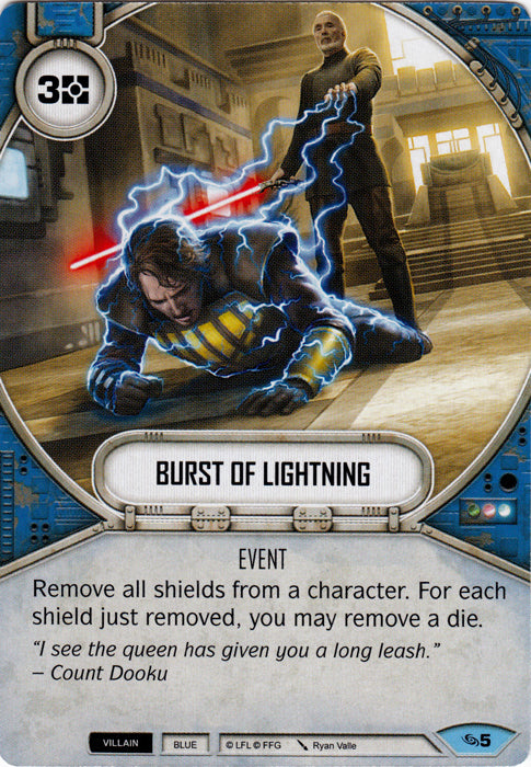 Burst Of Lightning (ATG) Common Star Wars Destiny Fantasy Flight Games