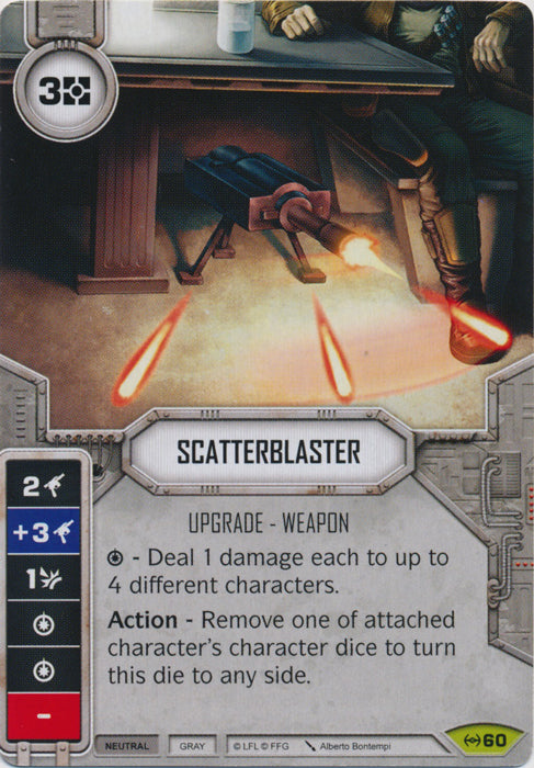 Scatterblaster (EAW) Rare Star Wars Destiny Fantasy Flight Games
