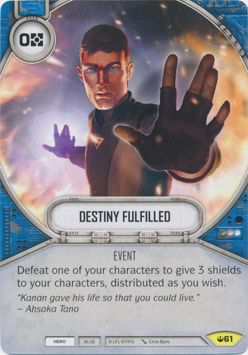 Destiny Fulfilled (SOH) Uncommon Star Wars Destiny Fantasy Flight Games