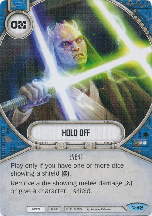 Hold Off (ATG) Common Star Wars Destiny Fantasy Flight Games