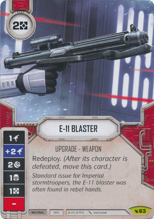 E-11 Blaster (LEG) Rare Star Wars Destiny Fantasy Flight Games