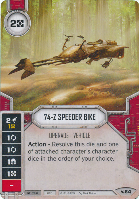 74-Z Speeder Bike (LEG) Starter Star Wars Destiny Fantasy Flight Games