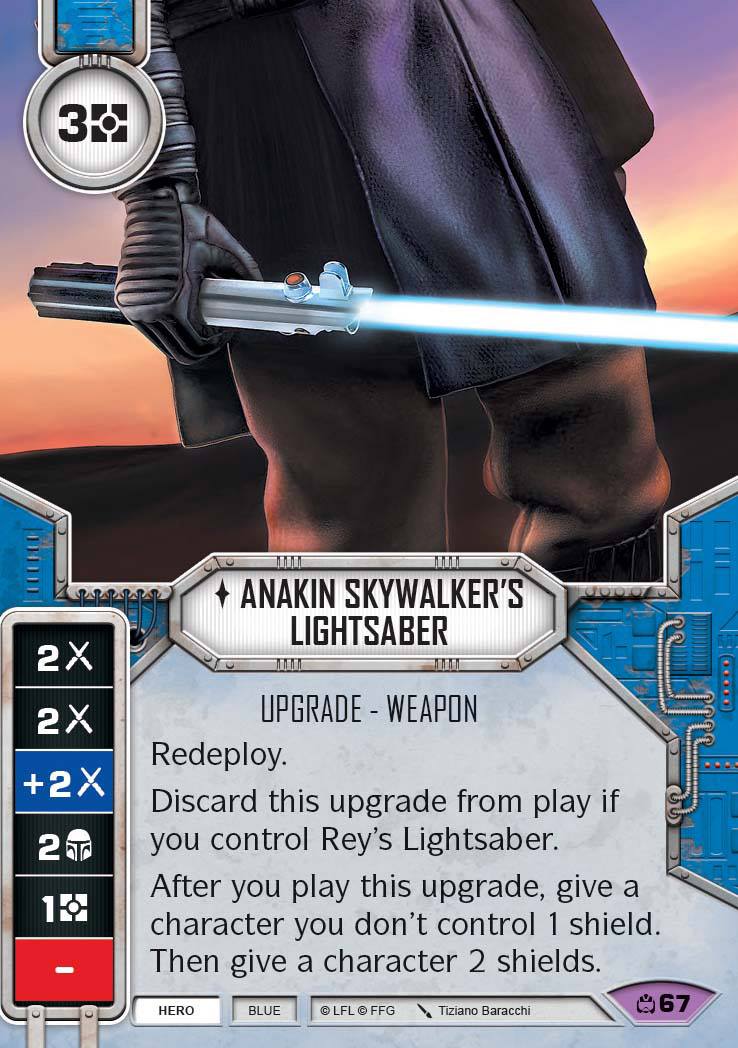 Anakin Skywalker's Lightsaber (CM) Legendary Star Wars Destiny Fantasy Flight Games