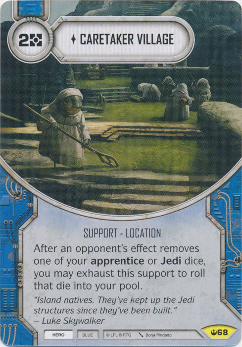 Caretaker Village (SOH) Uncommon Star Wars Destiny Fantasy Flight Games