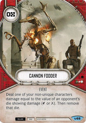 Cannon Fodder (AWK) Common Star Wars Destiny Fantasy Flight Games