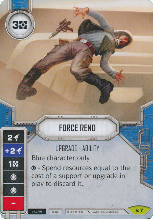Force Rend (LEG) Rare Star Wars Destiny Fantasy Flight Games
