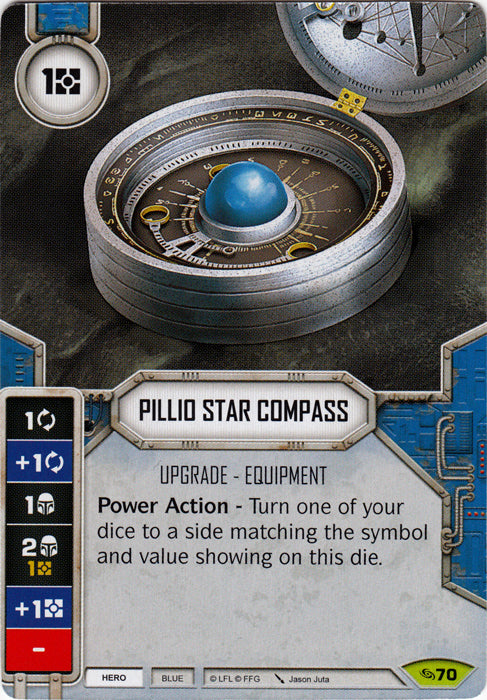 Pillio Star Compass (ATG) Rare Star Wars Destiny Fantasy Flight Games