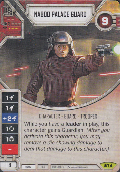 Naboo Palace Guard (CONV) Rare Star Wars Destiny Fantasy Flight Games