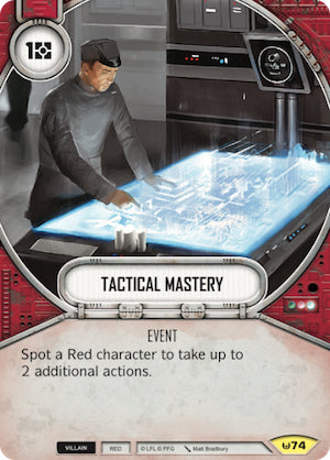 Tactical Mastery (AWK) Uncommon Star Wars Destiny Fantasy Flight Games