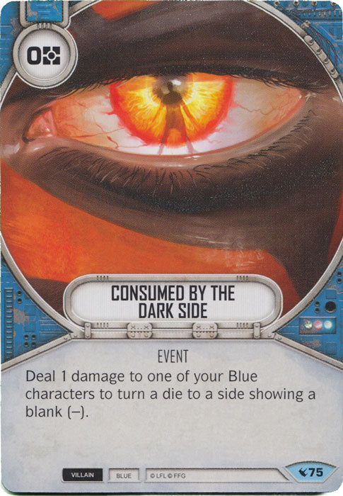 Consumed By The Dark Side (LEG) Common Star Wars Destiny Fantasy Flight Games