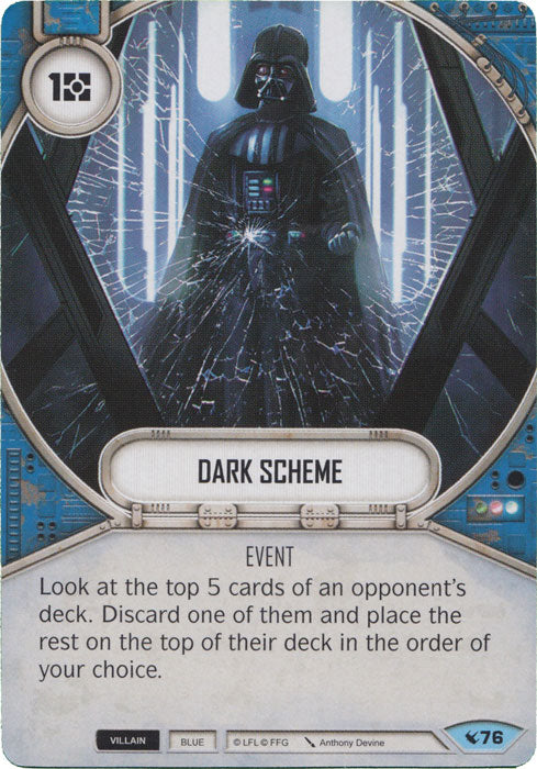 Dark Scheme (LEG) Common Star Wars Destiny Fantasy Flight Games