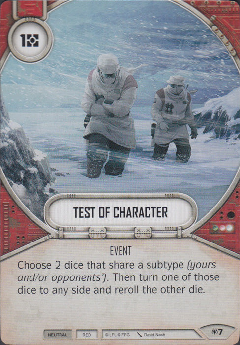 Test of Character (AON) Starter Star Wars Destiny Fantasy Flight Games