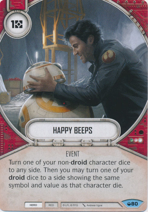 Happy Beeps (SOH) Common Star Wars Destiny Fantasy Flight Games