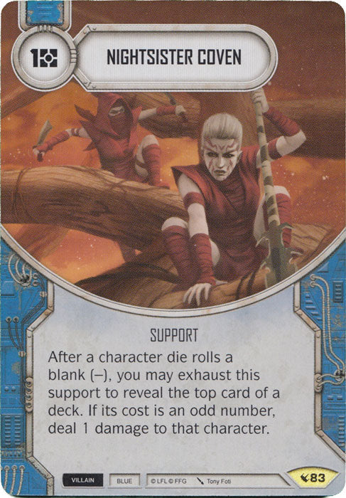 Nightsister Coven (LEG) Uncommon Star Wars Destiny Fantasy Flight Games
