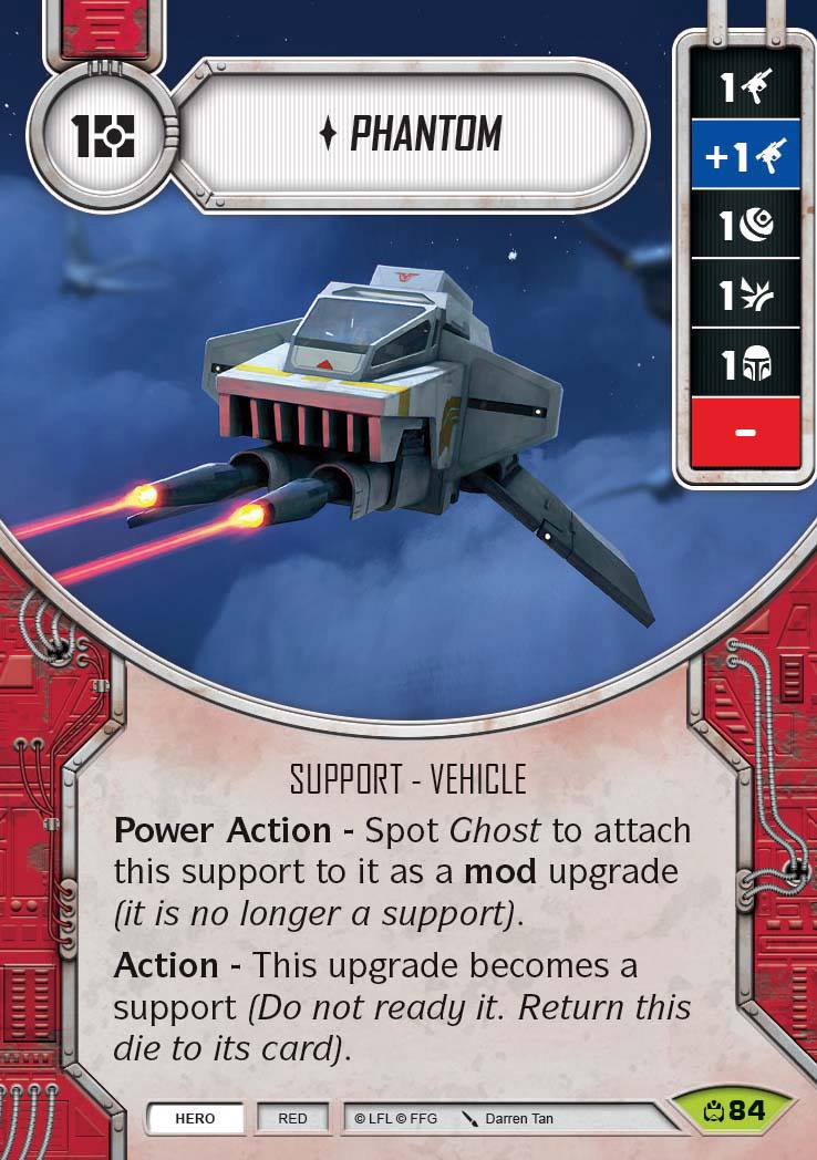 Phantom (CM) Rare Star Wars Destiny Fantasy Flight Games