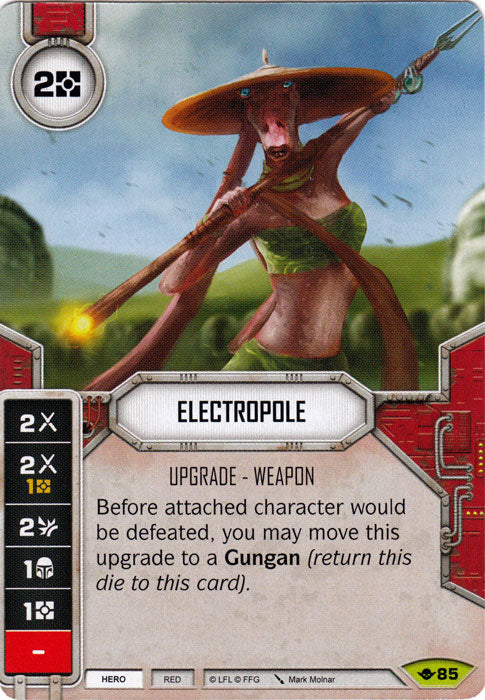 Electropole (WotF) Rare Star Wars Destiny Fantasy Flight Games