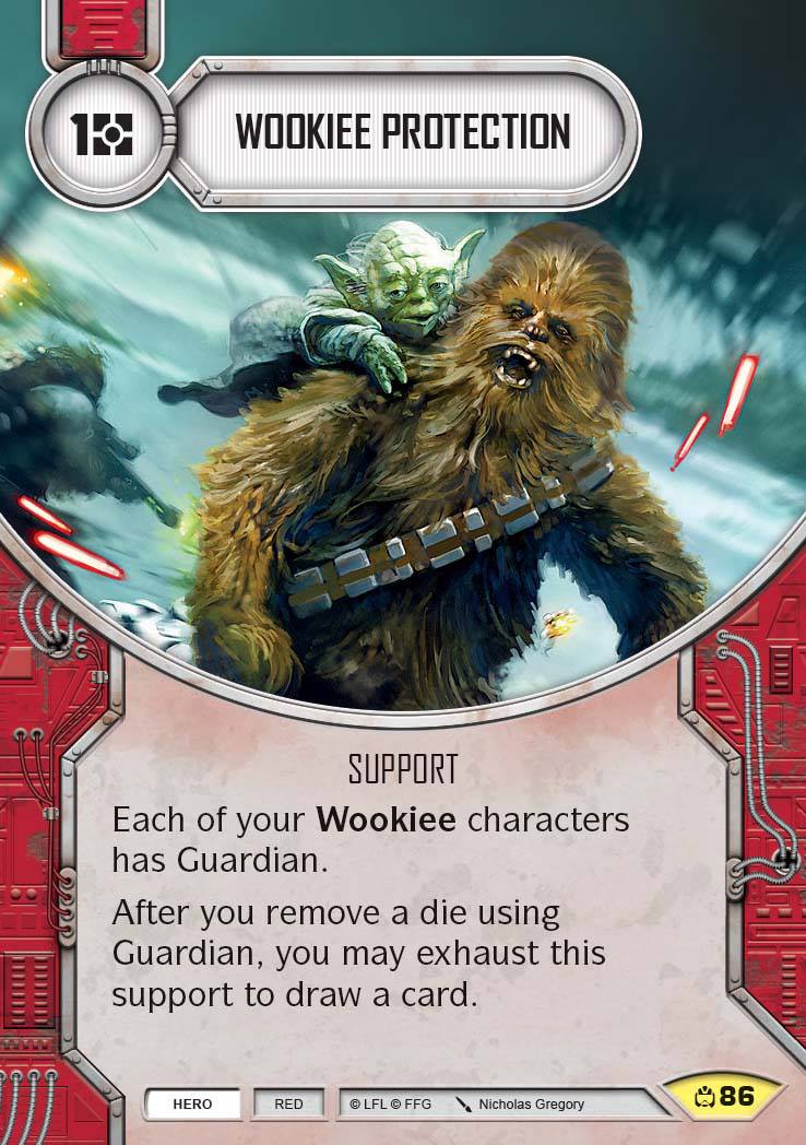 Wookiee Protection (CM) Uncommon Star Wars Destiny Fantasy Flight Games