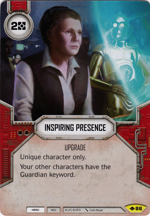 Inspiring Presence (WotF) Uncommon Star Wars Destiny Fantasy Flight Games