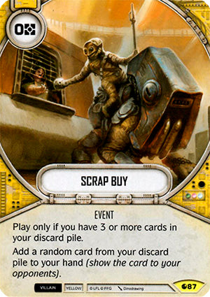 Scrap Buy (SoR) Uncommon Star Wars Destiny Fantasy Flight Games