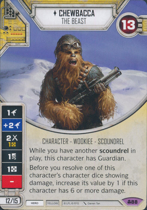 Chewbacca - The Beast (CONV) Legendary Star Wars Destiny Fantasy Flight Games