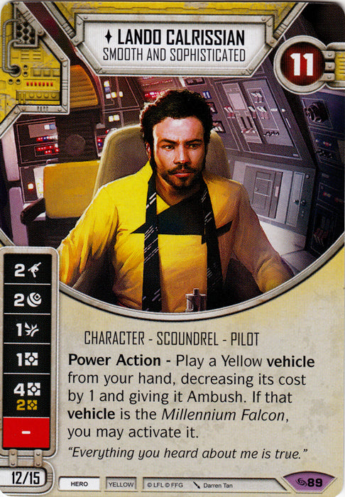 Lando Calrissian - Smooth and Sophisticated (ATG) Legendary Star Wars Destiny Fantasy Flight Games