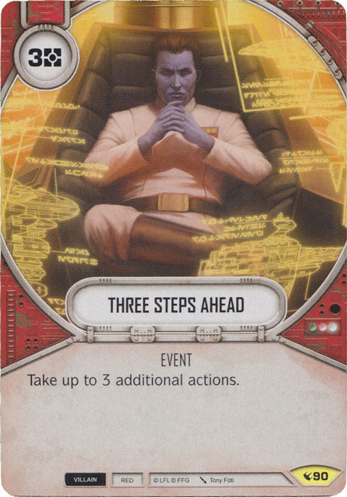 Three Steps Ahead (LEG) Uncommon Star Wars Destiny Fantasy Flight Games