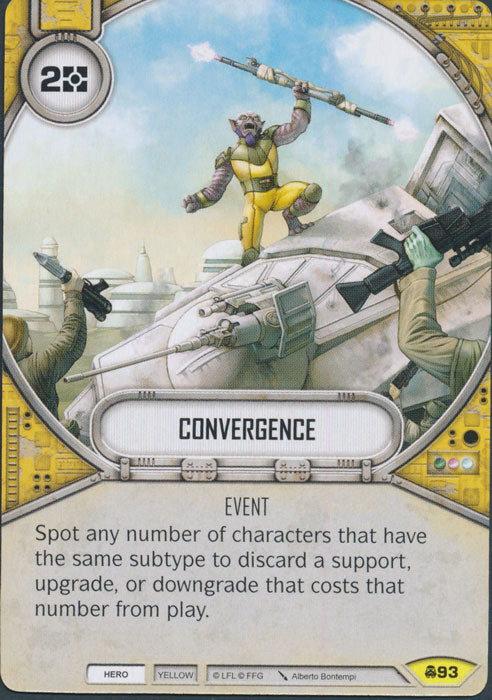 Convergence (CONV) Uncommon Star Wars Destiny Fantasy Flight Games