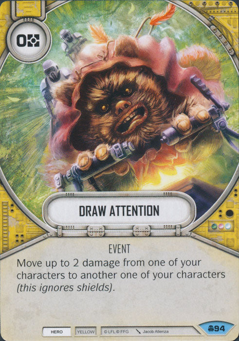 Draw Attention (CONV) Common Star Wars Destiny Fantasy Flight Games