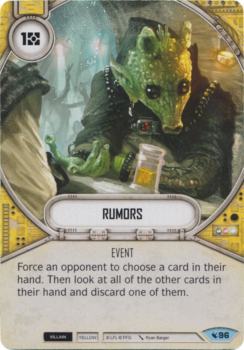 Rumors (LEG) Common Star Wars Destiny Fantasy Flight Games