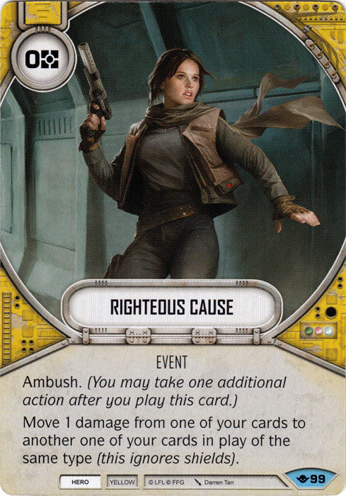 Righteous Cause (WOTF) Common Star Wars Destiny Fantasy Flight Games