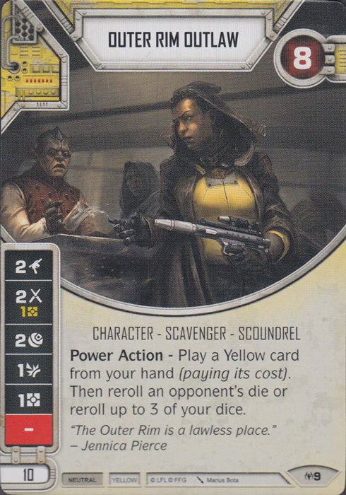 Outer Rim Outlaw (AON) Starter Star Wars Destiny Fantasy Flight Games