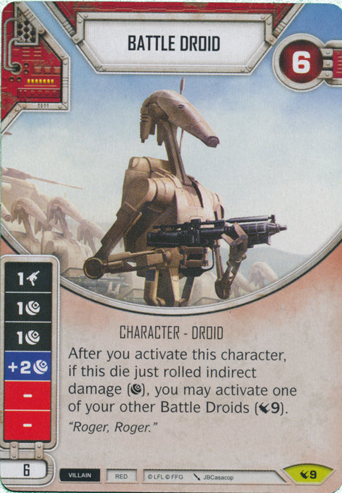 Battle Droid (LEG) Rare Star Wars Destiny Fantasy Flight Games