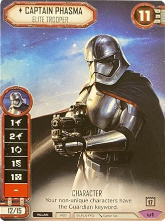 Captain Phasma - Elite Trooper (AKW) Spotgloss Promo (Card only) Star Wars Destiny Fantasy Flight Games