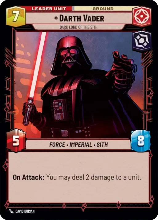 Darth Vader - Dark Lord of the Sith (SOR) Special Star Wars Unlimited Fantasy Flight Games