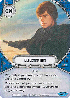 Determination (SoR) Common Star Wars Destiny Fantasy Flight Games
