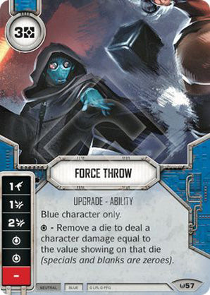 Force Throw (AWK) Starter Star Wars Destiny Fantasy Flight Games
