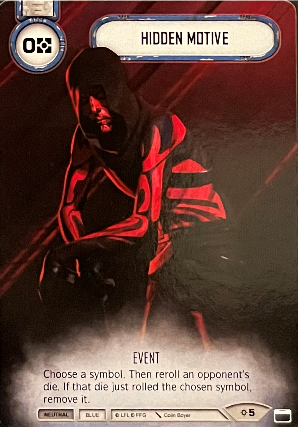 Hidden Motive (Rivals) Promo Star Wars Destiny Fantasy Flight Games