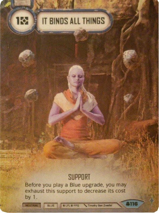 It Binds All Things (CONV) Promo Star Wars Destiny Fantasy Flight Games