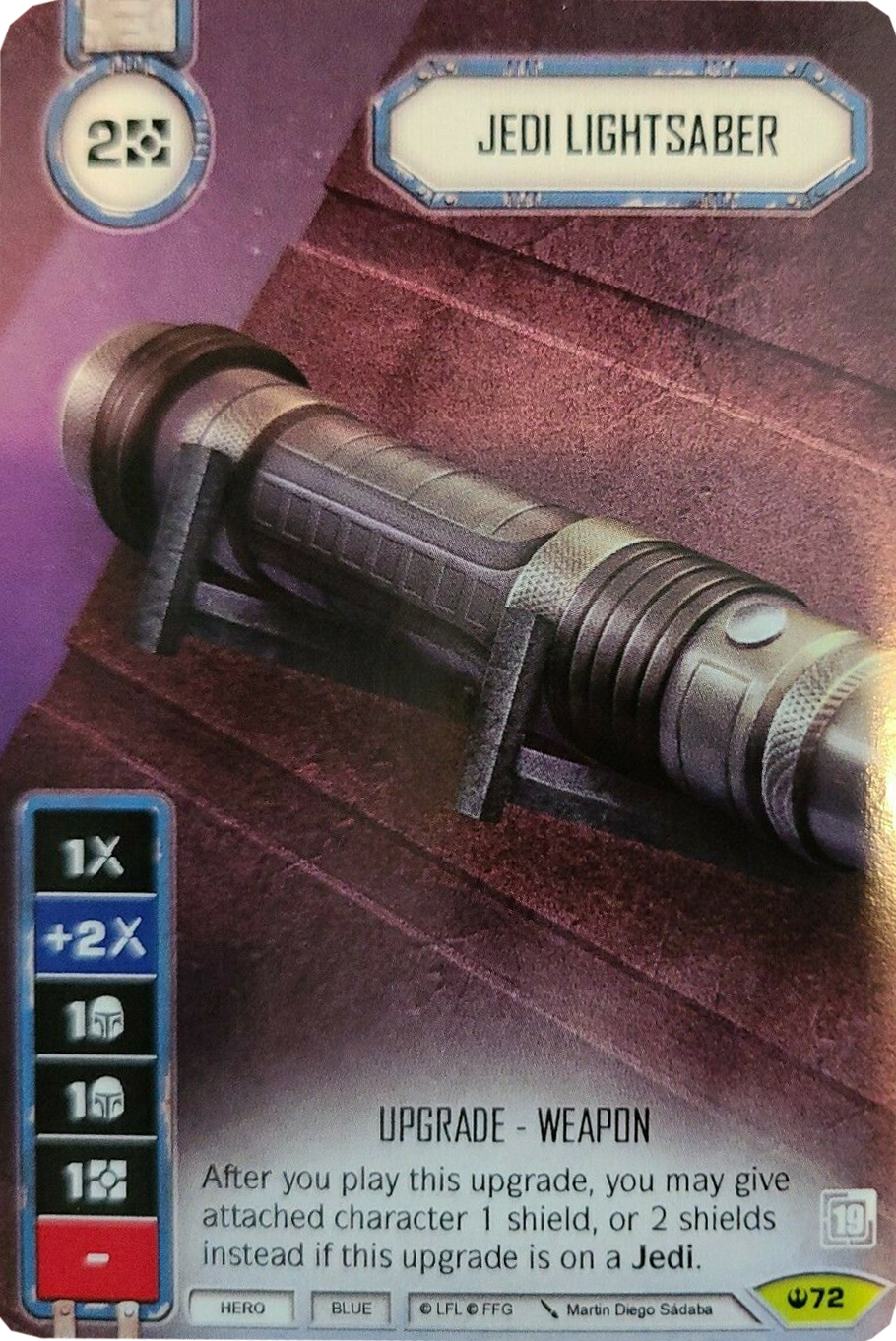 Jedi Lightsaber (SOH) Promo (Card only) Star Wars Destiny Fantasy Flight Games