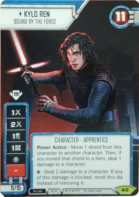 Kylo Ren - Bound by the Force (SOH) Promo (Card only) Star Wars Destiny Fantasy Flight Games