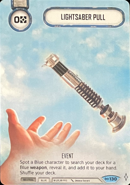 Lightsaber Pull (EAW) Promo Star Wars Destiny Fantasy Flight Games