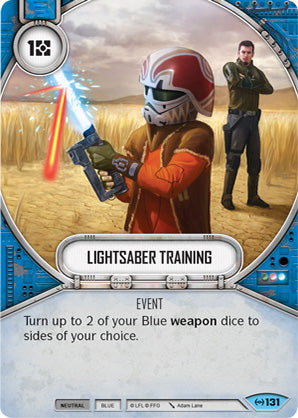 Lightsaber Training (EAW) Common Star Wars Destiny Fantasy Flight Games