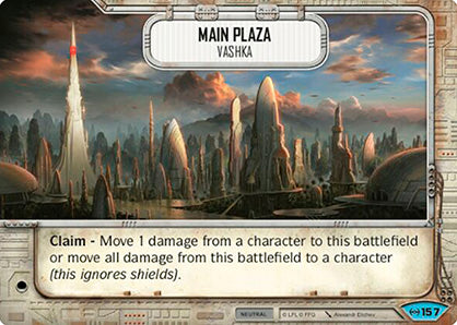 Main Plaza - Vashka (EAW) Common Star Wars Destiny Fantasy Flight Games