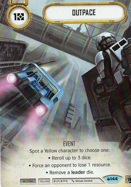 Outpace (SOH) Promo Star Wars Destiny Fantasy Flight Games