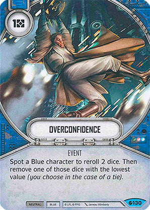 Overconfidence (SoR) Common Star Wars Destiny Fantasy Flight Games