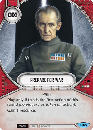 Prepare for War (EAW) Common Star Wars Destiny Fantasy Flight Games