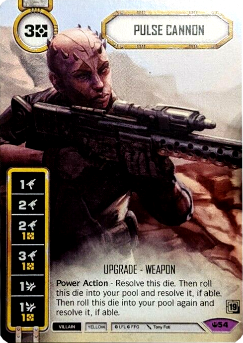 Pulse Cannon (SOH) Promo (Card only) Star Wars Destiny Fantasy Flight Games